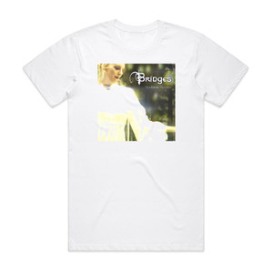 Blue Stone Bridges Remixes Album Cover T-Shirt White Blue Stone Bridges Remixes Album Cover T-Shirt White