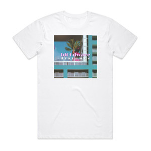 bloodwave Distance Album Cover T-Shirt White bloodwave Distance Album Cover T-Shirt White