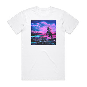 Bluetech The 4 Horsemen Of The Electrocalypse The Black Horse Album Cover T-Shirt White Bluetech The 4 Horsemen Of The Electrocalypse The Black Horse Album Cover T-Shirt White