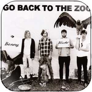 Go Back to the Zoo Benny Blisto Album Cover Sticker