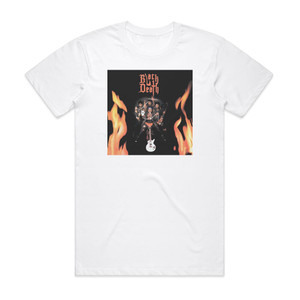 Black Death Black Death Album Cover T-Shirt White Black Death Black Death Album Cover T-Shirt White