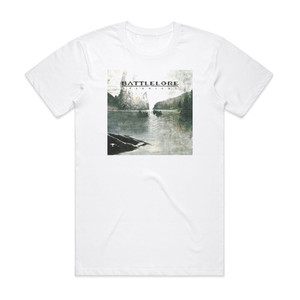 Battlelore Evernight Album Cover T-Shirt White Battlelore Evernight Album Cover T-Shirt White