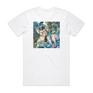 Baroness Blue Record Album Cover T-Shirt White Baroness Blue Record Album Cover T-Shirt White