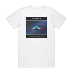 Bouvetoya Interstellarphonic Album Cover T-Shirt White