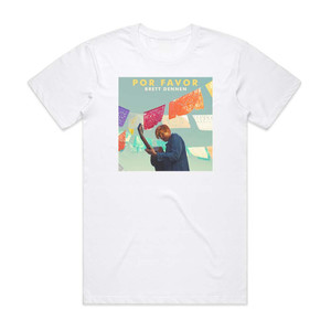 Brett Dennen Por Favor Album Cover T-Shirt White Brett Dennen Por Favor Album Cover T-Shirt White