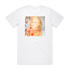 Bette Midler Bette Of Roses Album Cover T-Shirt White Bette Midler Bette Of Roses Album Cover T-Shirt White
