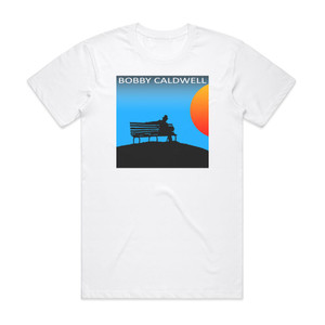 Bobby Caldwell Bobby Caldwell Album Cover T-Shirt White Bobby Caldwell Bobby Caldwell Album Cover T-Shirt White
