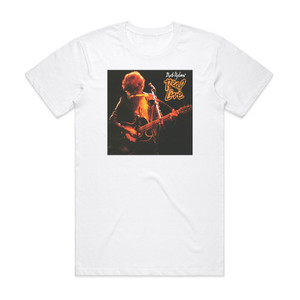 Bob Dylan Real Live Album Cover T-Shirt White Bob Dylan Real Live Album Cover T-Shirt White