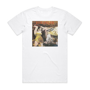 Bob Dylan Knocked Out Loaded Album Cover T-Shirt White Bob Dylan Knocked Out Loaded Album Cover T-Shirt White