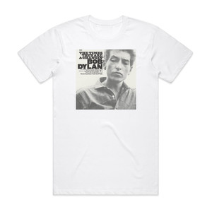 Bob Dylan The Times They Are A Changin 1 Album Cover T-Shirt White