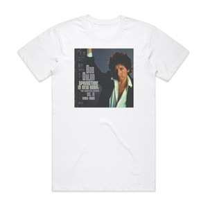 Bob Dylan Springtime In New York The Bootleg Series Vol 16 1980 1985 Album Cover T-Shirt White Bob Dylan Springtime In New York The Bootleg Series Vol 16 1980 1985 Album Cover T-Shirt White