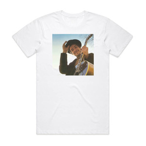Bob Dylan Nashville Skyline 1 Album Cover T-Shirt White Bob Dylan Nashville Skyline 1 Album Cover T-Shirt White