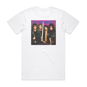 DC Lacroix Livin By The Sword Album Cover T-Shirt White DC Lacroix Livin By The Sword Album Cover T-Shirt White