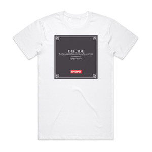 Deicide The Complete Roadrunner Collection 1990 2001 Album Cover T-Shirt White Deicide The Complete Roadrunner Collection 1990 2001 Album Cover T-Shirt White