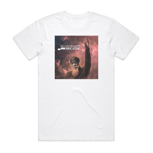 Dr Lonnie Smith Breathe Album Cover T-Shirt White Dr Lonnie Smith Breathe Album Cover T-Shirt White
