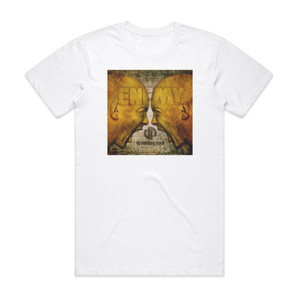 Drowning Pool Enemy Album Cover T-Shirt White Drowning Pool Enemy Album Cover T-Shirt White
