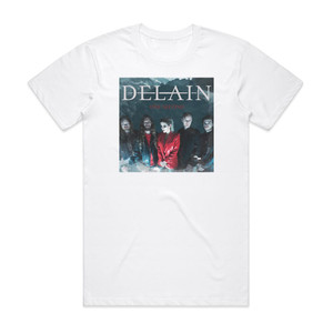 Delain One Second Album Cover T-Shirt White Delain One Second Album Cover T-Shirt White