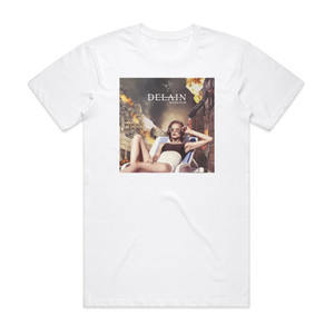 Delain Apocalypse Chill Album Cover T-Shirt White Delain Apocalypse Chill Album Cover T-Shirt White