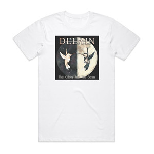 Delain The Glory And The Scum Album Cover T-Shirt White Delain The Glory And The Scum Album Cover T-Shirt White