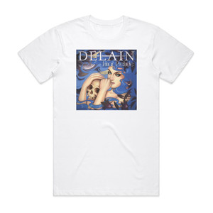 Delain Lunar Prelude Album Cover T-Shirt White Delain Lunar Prelude Album Cover T-Shirt White
