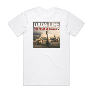 Dada Life The Rules Of Dada Album Cover T-Shirt White Dada Life The Rules Of Dada Album Cover T-Shirt White