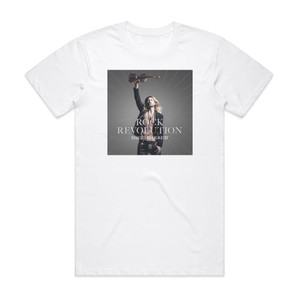 David Garrett Rock Revolution Album Cover T-Shirt White