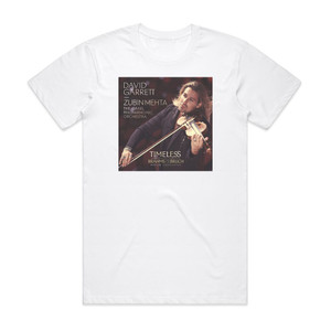 David Garrett Timeless Violin Concertos Album Cover T-Shirt White