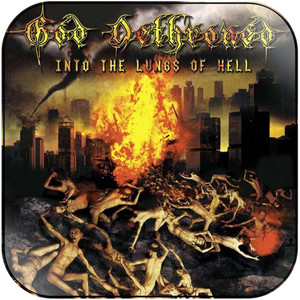 God Dethroned Into The Lungs Of Hell Album Cover Sticker
