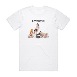Dwarves The Dwarves Invented Rock Roll Album Cover T-Shirt White Dwarves The Dwarves Invented Rock Roll Album Cover T-Shirt White