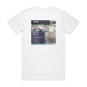 Drab Majesty Modern Mirror Album Cover T-Shirt White Drab Majesty Modern Mirror Album Cover T-Shirt White