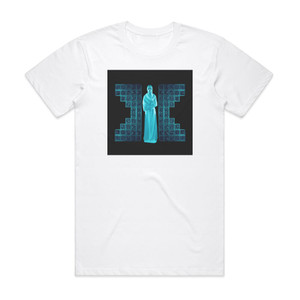 Drab Majesty The Demonstration Album Cover T-Shirt White Drab Majesty The Demonstration Album Cover T-Shirt White