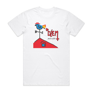Dzem Pod Wiatr Album Cover T-Shirt White Dzem Pod Wiatr Album Cover T-Shirt White