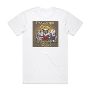 Dan Dectis Partliament Of Owls Album Cover T-Shirt White