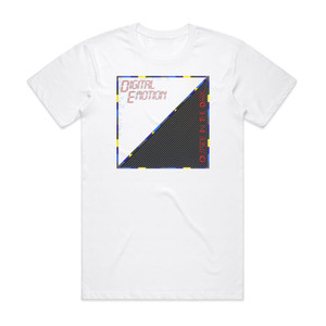 Digital Emotion Outside In The Dark Album Cover T-Shirt White Digital Emotion Outside In The Dark Album Cover T-Shirt White
