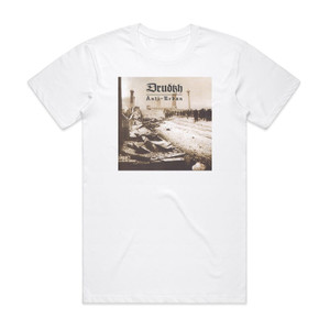 Drudkh Anti Urban Album Cover T-Shirt White Drudkh Anti Urban Album Cover T-Shirt White