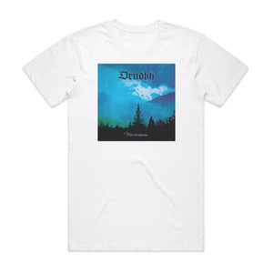 Drudkh Microcosmos 1 Album Cover T-Shirt White Drudkh Microcosmos 1 Album Cover T-Shirt White