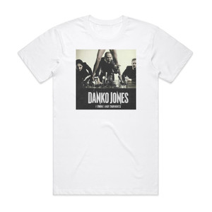 Danko Jones I Think Bad Thoughts Album Cover T-Shirt White Danko Jones I Think Bad Thoughts Album Cover T-Shirt White