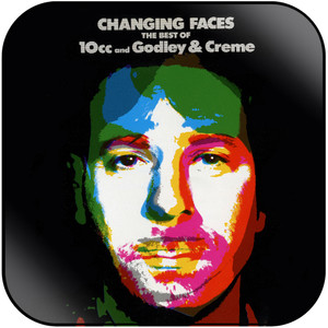 Godley and Creme Changing Faces The Best Of 10Cc And Godley Creme Album Cover Sticker