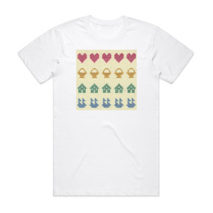 Dead Gaze Easy Travels Album Cover T-Shirt White Dead Gaze Easy Travels Album Cover T-Shirt White