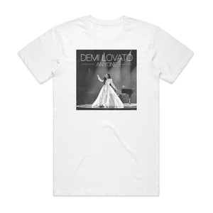Demi Lovato Anyone Live From The 62Nd Grammy Awards Album Cover T-Shirt White
