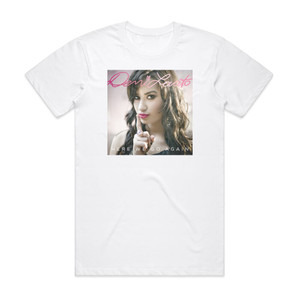 Demi Lovato Here We Go Again Album Cover T-Shirt White Demi Lovato Here We Go Again Album Cover T-Shirt White