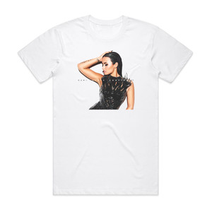 Demi Lovato Confident 2 Album Cover T-Shirt White Demi Lovato Confident 2 Album Cover T-Shirt White
