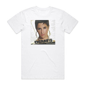 Diams Brut De Femme Album Cover T-Shirt White Diams Brut De Femme Album Cover T-Shirt White
