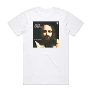 Demis Roussos My Only Fascination Album Cover T-Shirt White Demis Roussos My Only Fascination Album Cover T-Shirt White