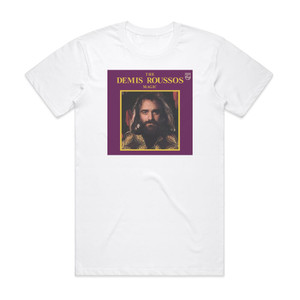 Demis Roussos Magic Album Cover T-Shirt White
