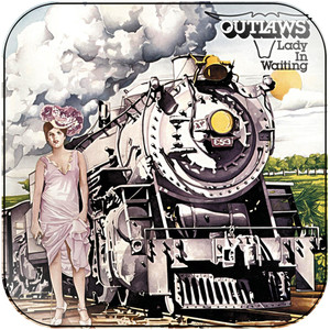 Outlaws Lady In Waiting Album Cover Sticker Outlaws Lady In Waiting Album Cover Sticker