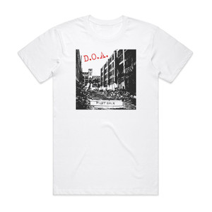 DOA Fight Back Album Cover T-Shirt White
