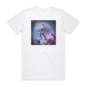 Drummatix Electric Dreams Album Cover T-Shirt White Drummatix Electric Dreams Album Cover T-Shirt White