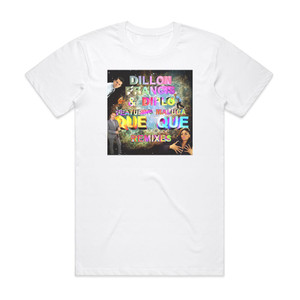 Dillon Francis Que Que Remixes Album Cover T-Shirt White Dillon Francis Que Que Remixes Album Cover T-Shirt White