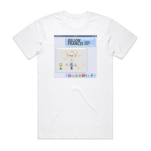 Dillon Francis Messages Album Cover T-Shirt White